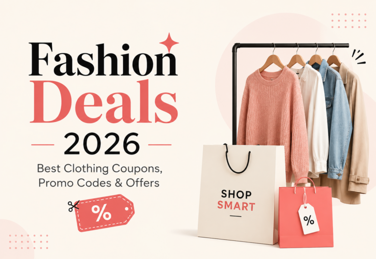 Fashion Deals 2026: Best Clothing Coupons, Promo Codes & Offers